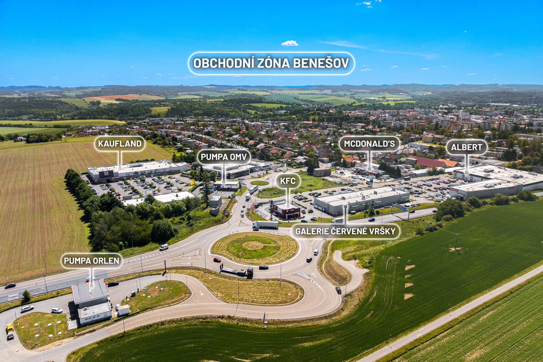 Obchodní zóna Benešov